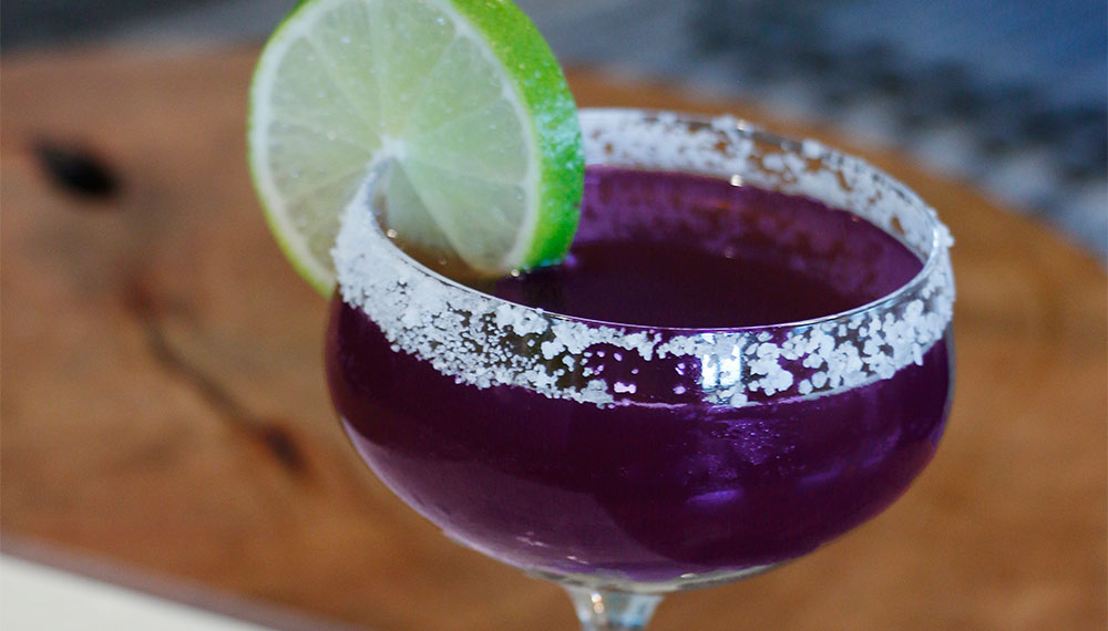 TCU featured specialty cocktail in downtown Fort Worth bar